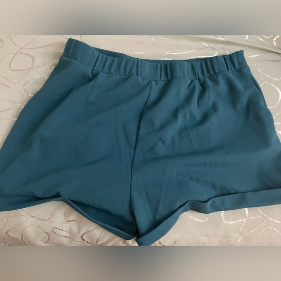 Stretchy Blue Shorts - Picture 3 of 3